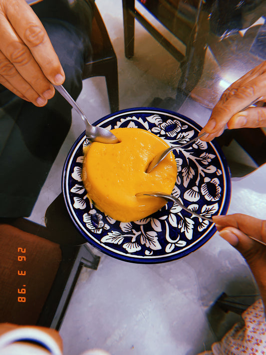 Alphonso Mango Custard (eggless)